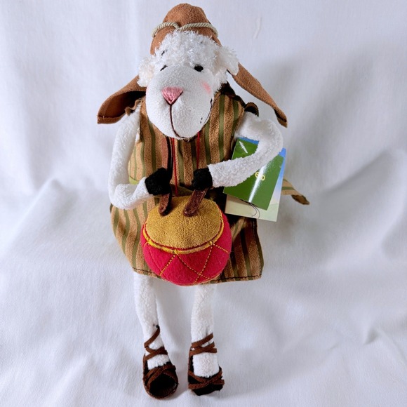 Hallmark Other - Hallmark DaySpring Really Woolly Series 1 Christmas Zeb Drummer Sheep Plush